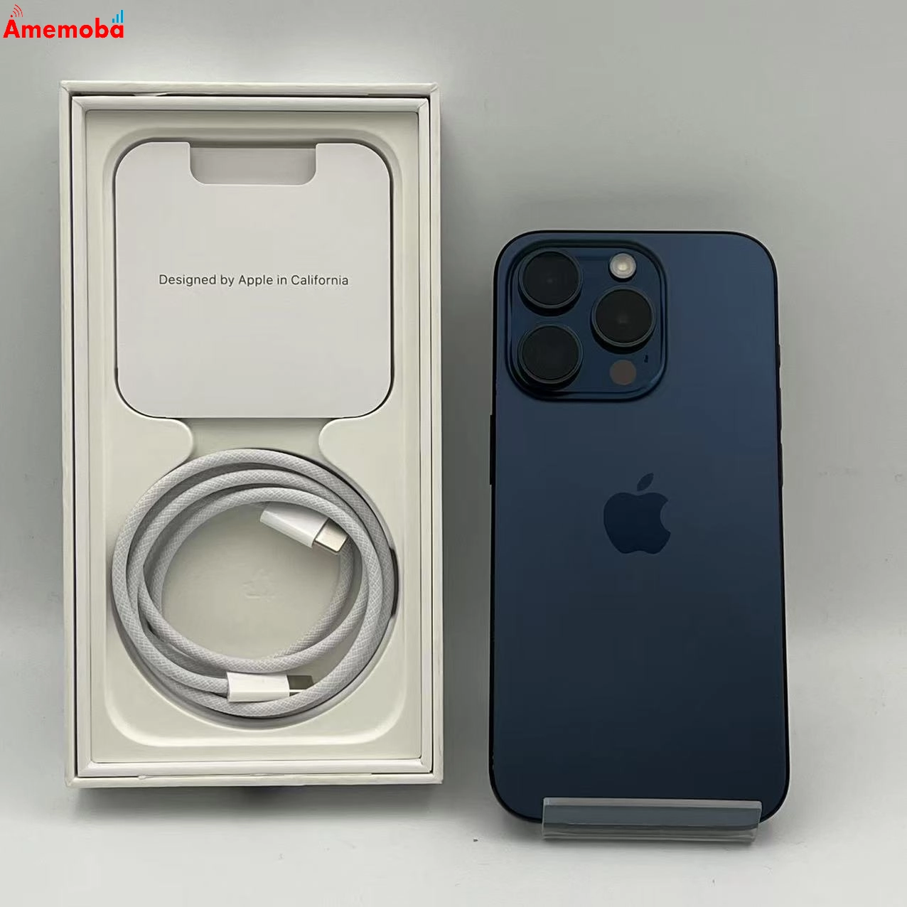 iPhone15 Pro 128GB  3M437J/A AU版SIMフリー 新品同様 ブルーチタニウム au