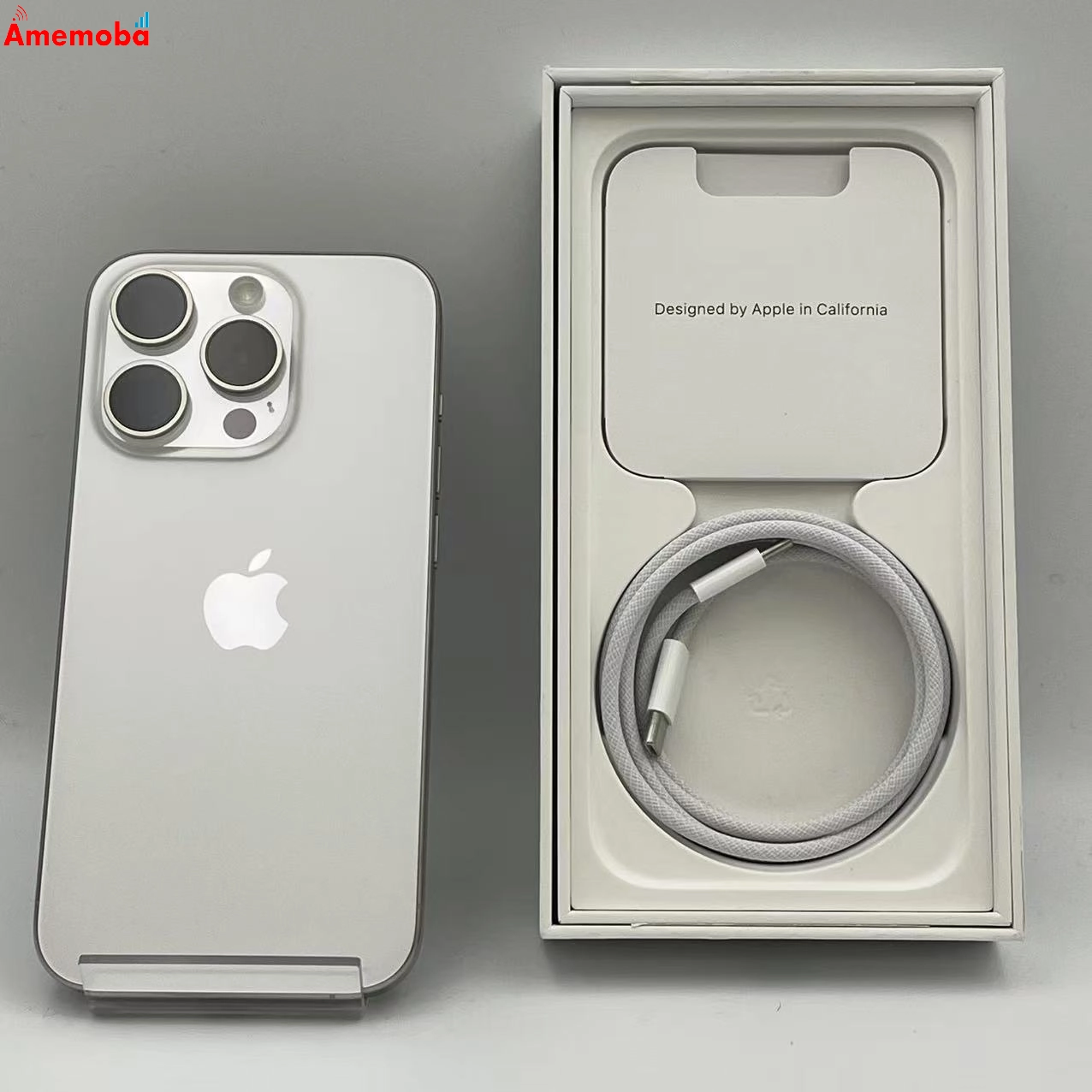 iPhone15 Pro 256GB MTUD3J/A AU版SIMフリー 極美品 ホワイトチタニウム au