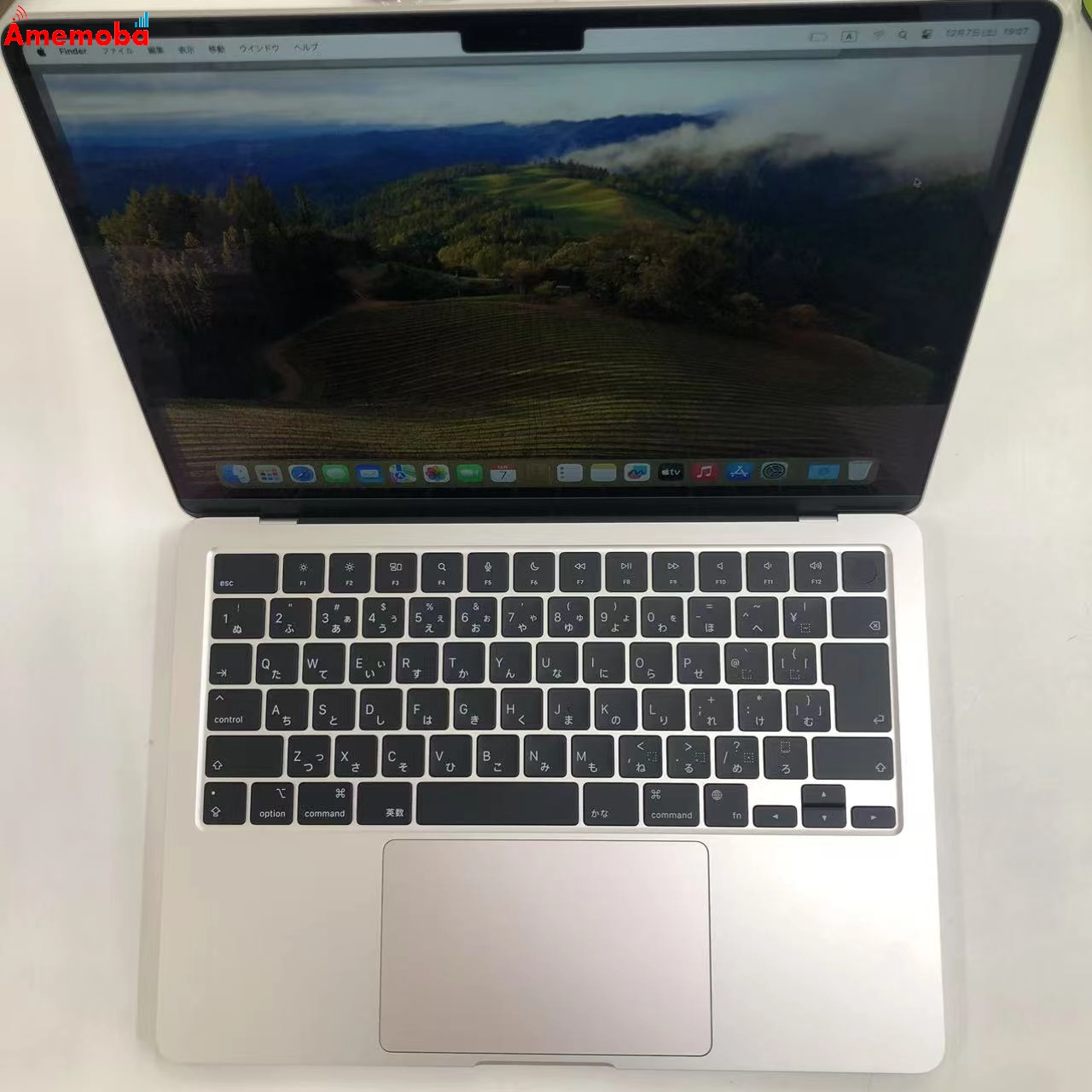 MacBook Air M2 2022 8GB 256GB MLY13J/A 新品同様 スターライト