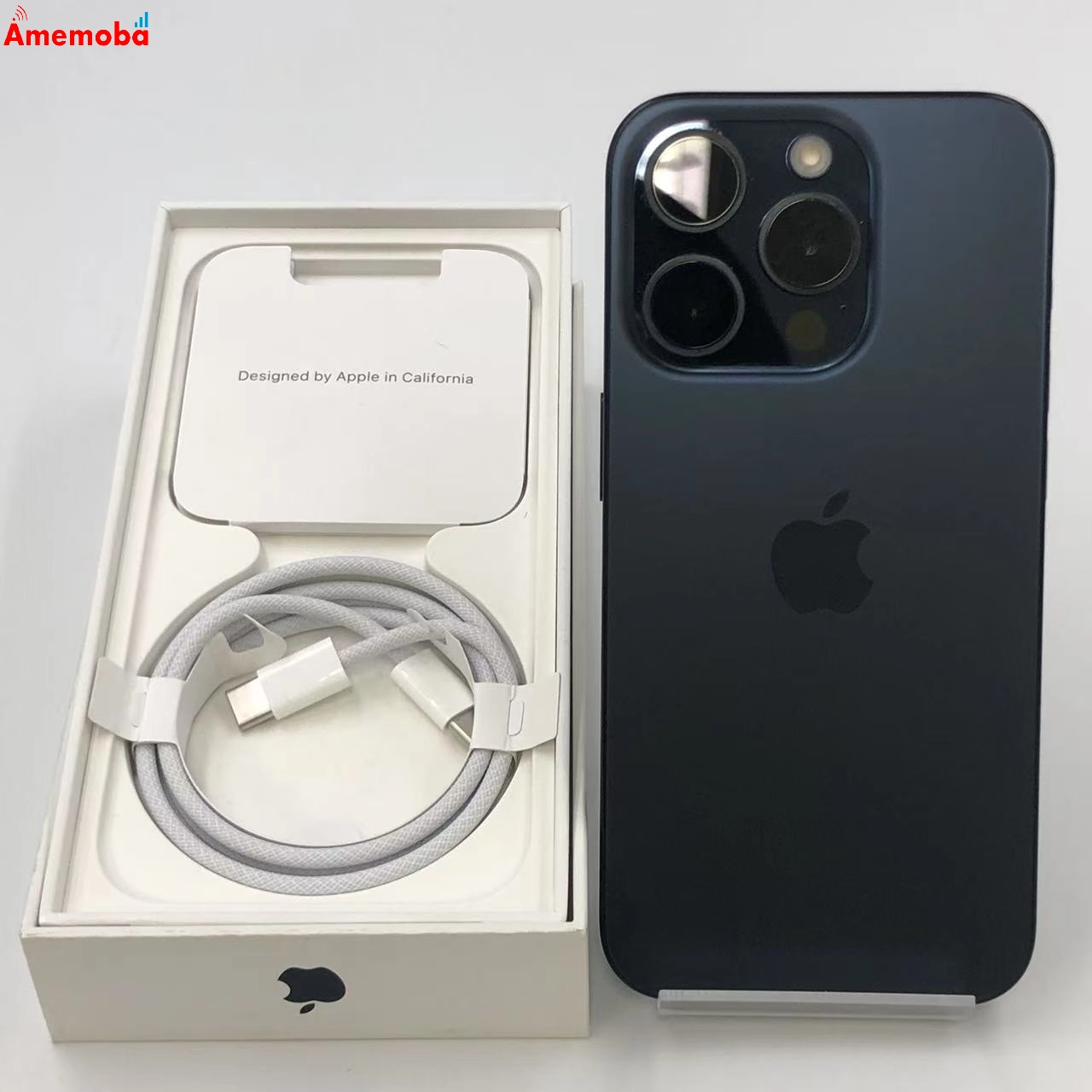 iPhone15 Pro 128GB ブルーチタニウム MTUA3J/A AU版SIMフリー 極美品 au
