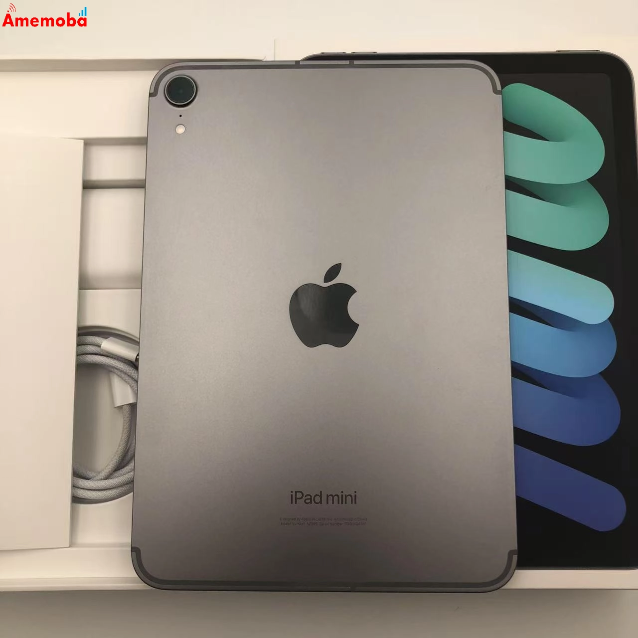 iPad mini 第7世代 128GB MXPN3J/A SoftBank版SIMフリー 新品同様 スペースグレイ