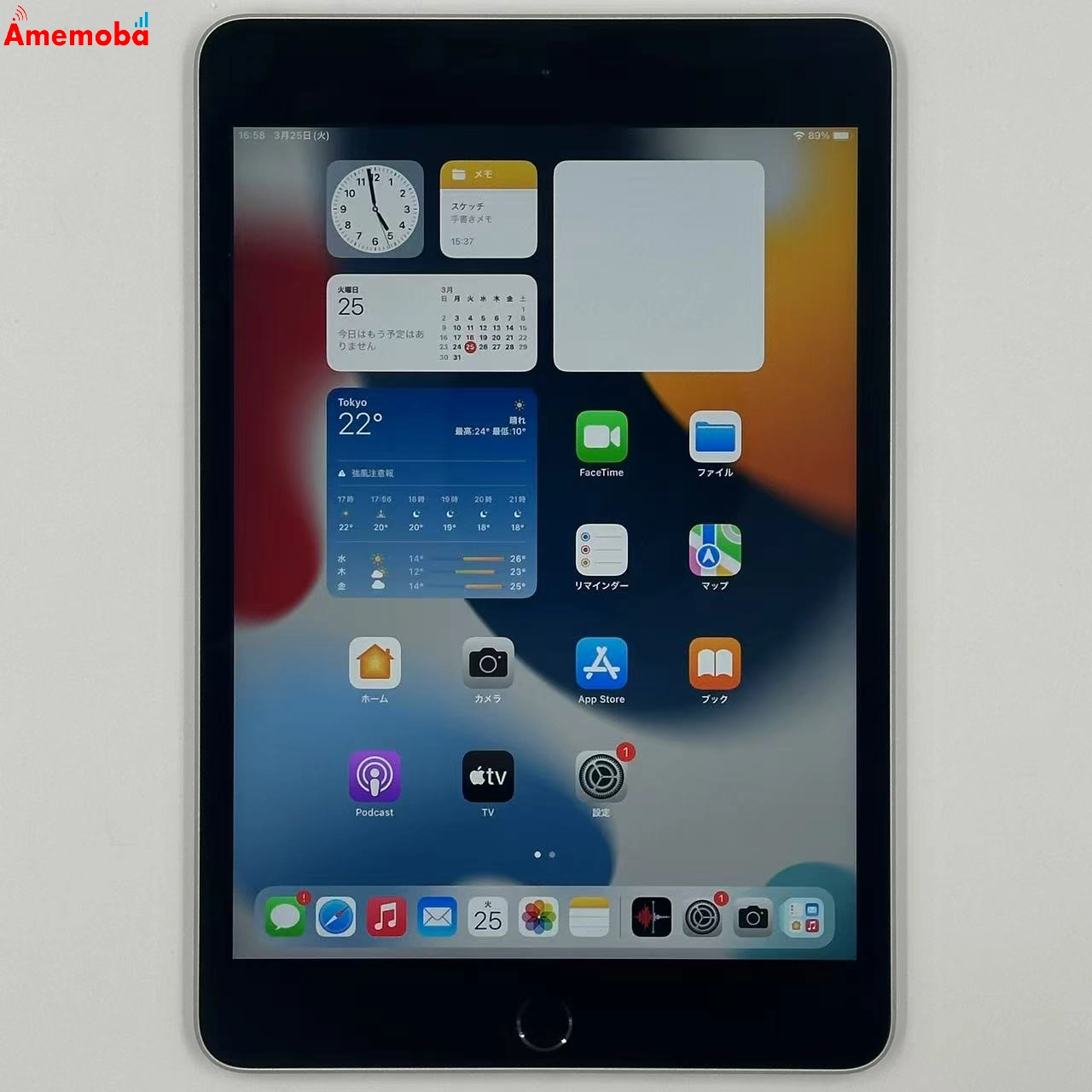 iPad mini 第4世代 Wi-Fiモデル 128GB MK9N2J/A 極美品 スペースグレイ