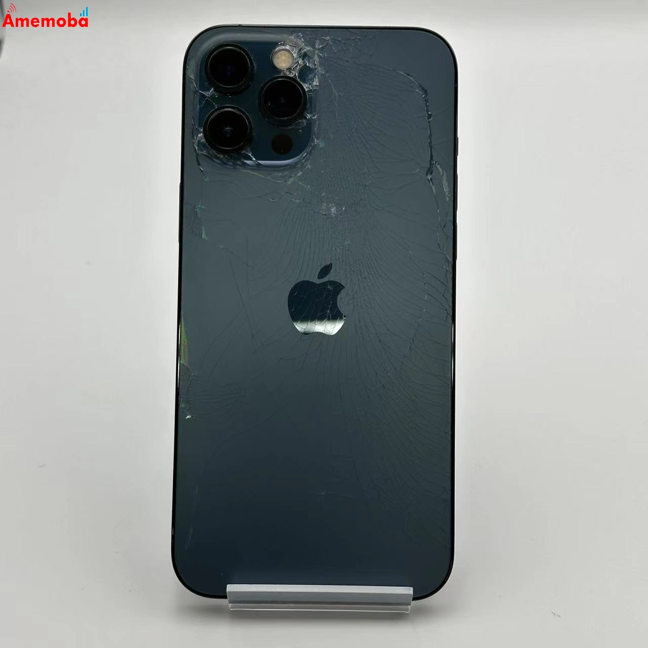iPhone12 Pro Max 256GB MGD23J/A au版SIMフリー ジャンク品 パシフィックブルー