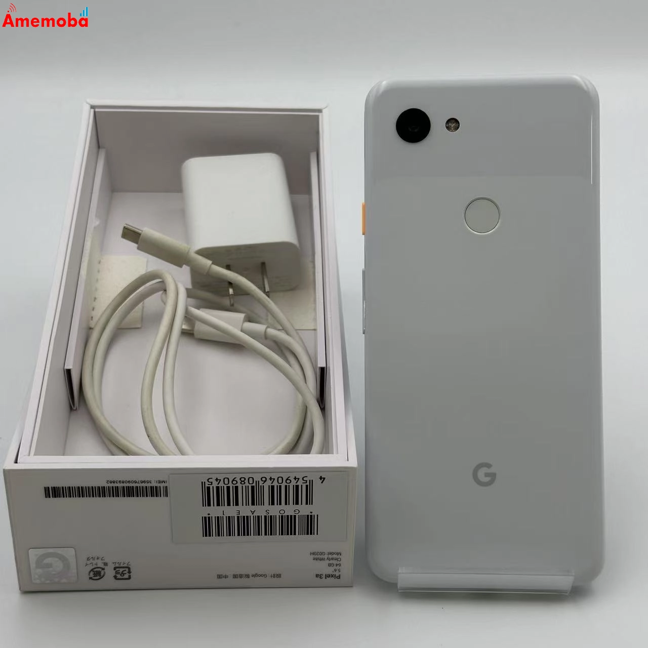 Google Pixel 3a 64GB G020H SoftBank版SIMフリー Clearly White