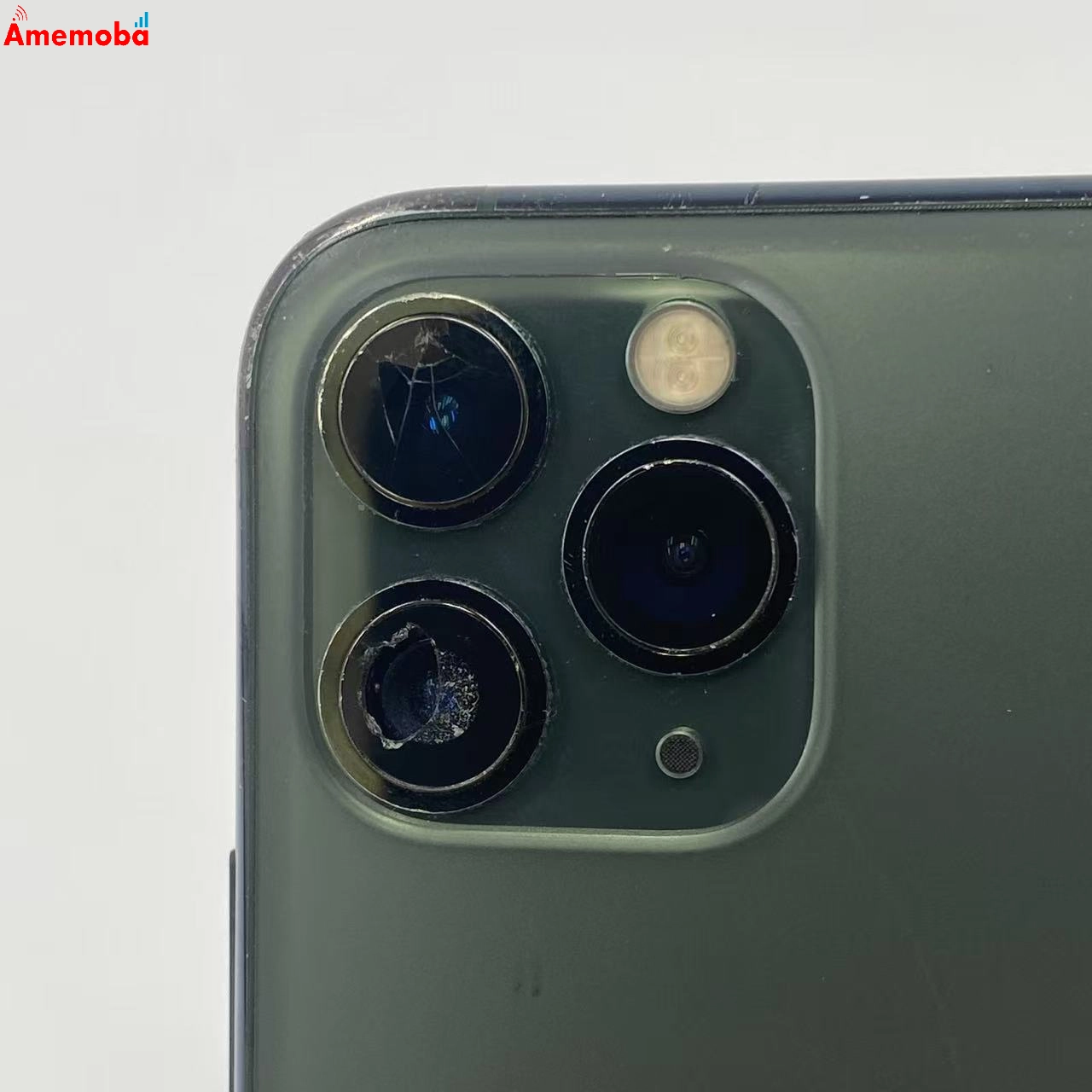 iPhone11 Pro Max 256GB MWHM2J/A SoftBank版SIMフリー ジャンク品 ミッドナイトグリーン