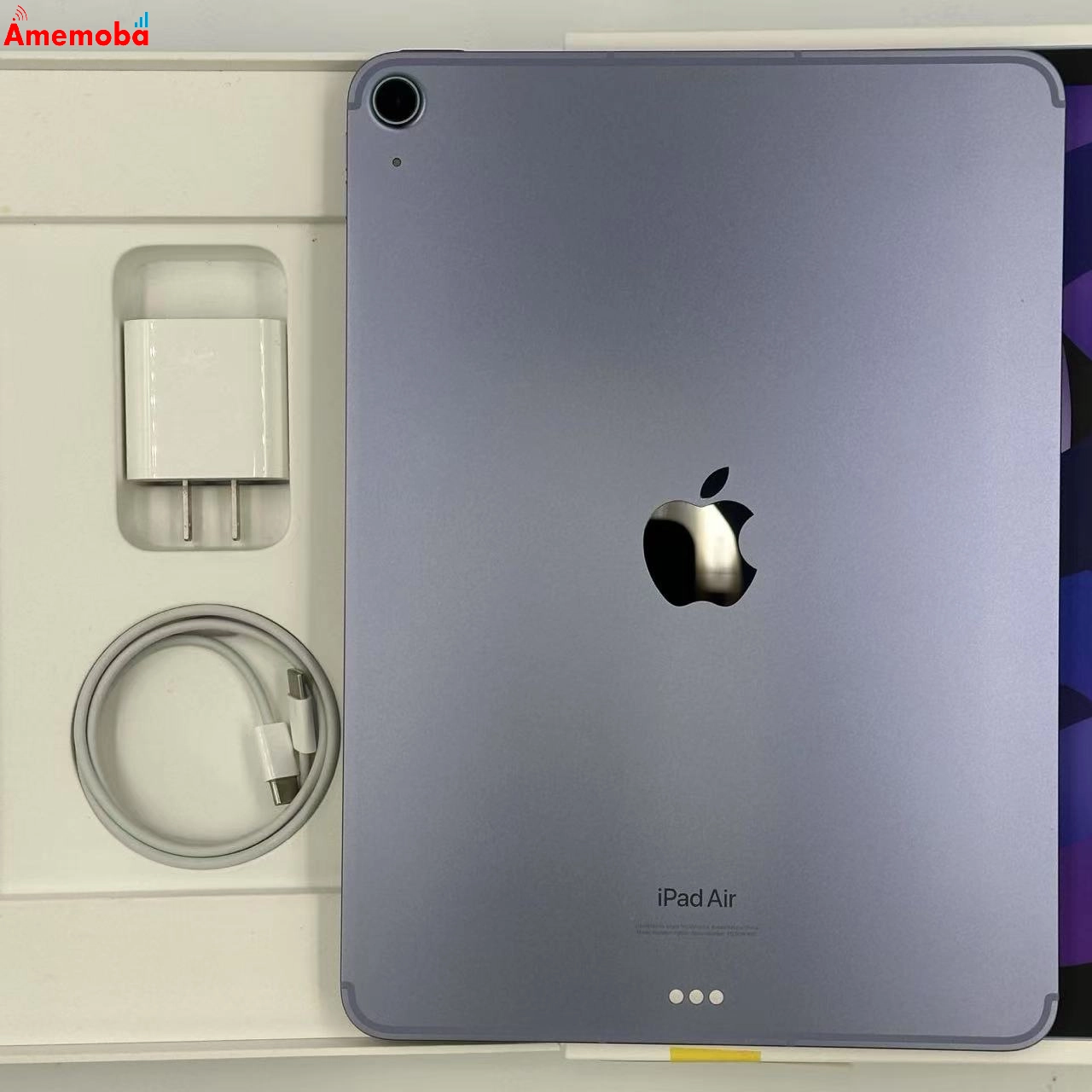 iPad Air 第5世代 256GB MMED3J/A AU版SIMフリー 極美品 パープル au