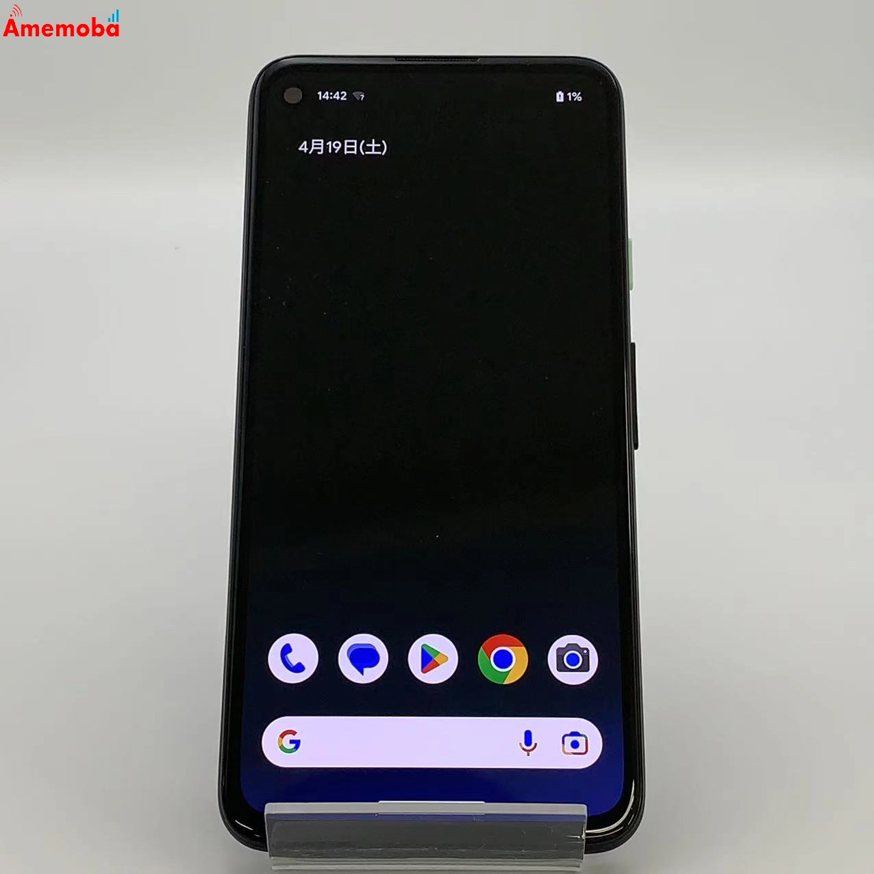 Google Pixel 4a 128GB G025M SoftBank版SIMフリー 極美品 Just Black