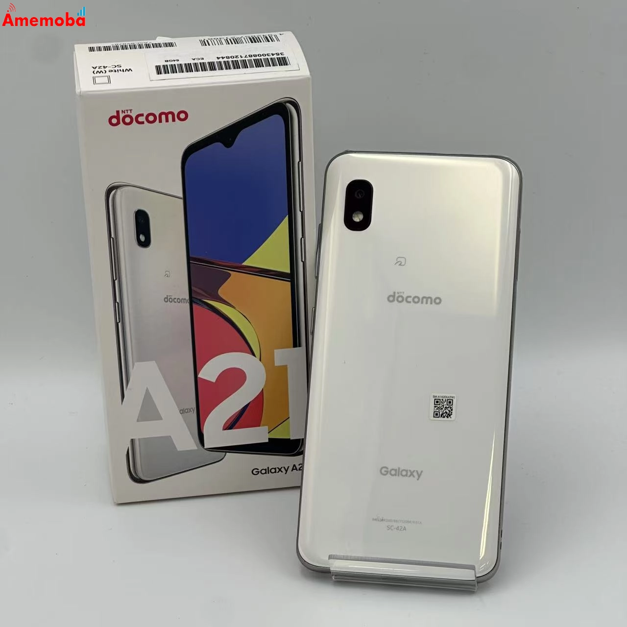 Galaxy A21 64GB SC-42A docomo版SIMフリー 新品同様 ホワイト