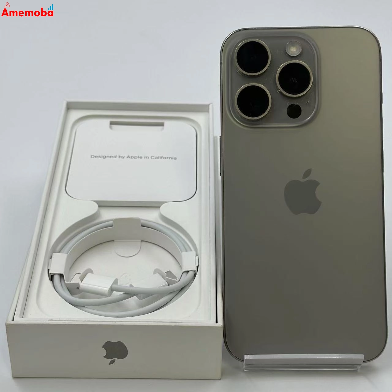 iPhone15 Pro 128GB MTU93J/A Apple版SIMフリー 美品 ナチュラルチタニウム