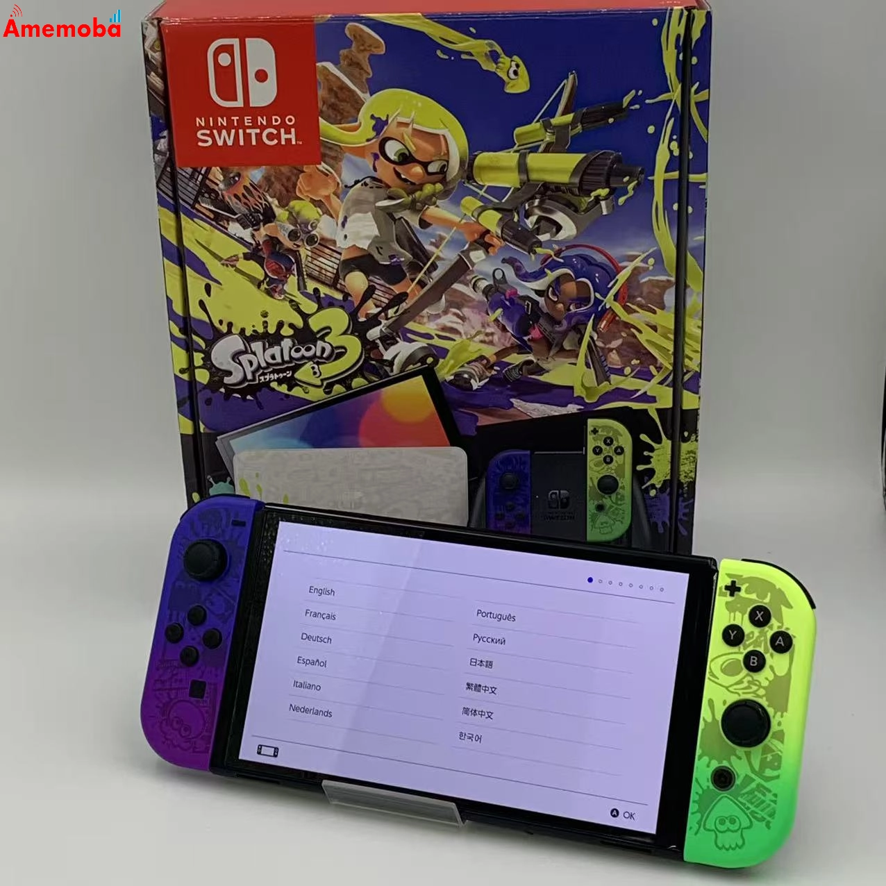 Nintendo Switch 有機ELモデル スプラトゥーン3エディション  美品 32GB ブラック