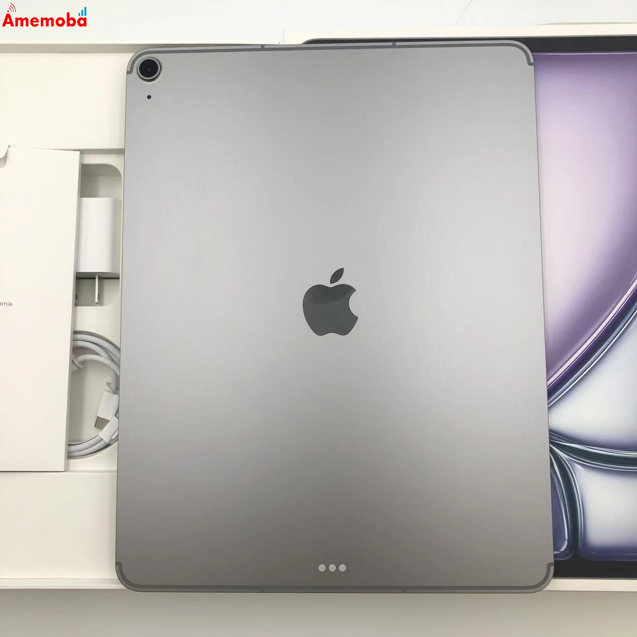 iPad Air 13インチ 第7世代 128GB MCJ14J/A AU版SIMフリー 新品同様 スペースグレイ au