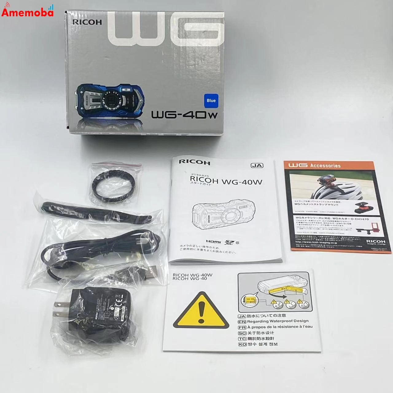 RICOH WG-40W ブルー