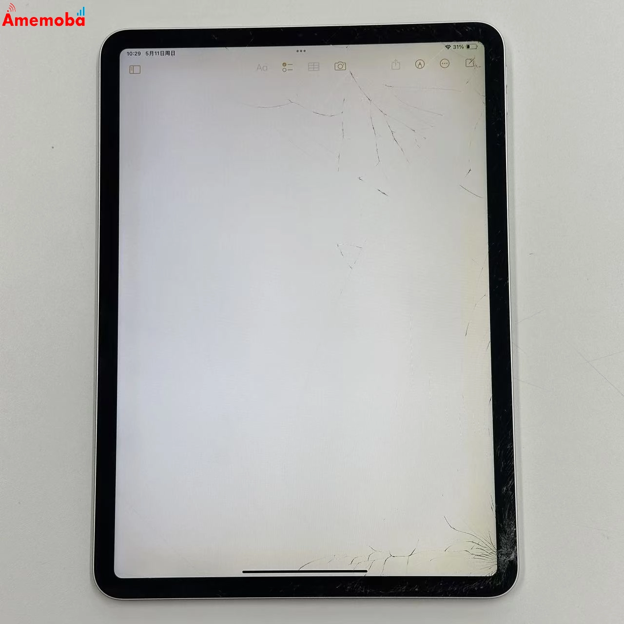 iPad Pro 11インチ 第1世代 Wi-Fiモデル 64GB 3E149J/A ジャンク品 シルバー