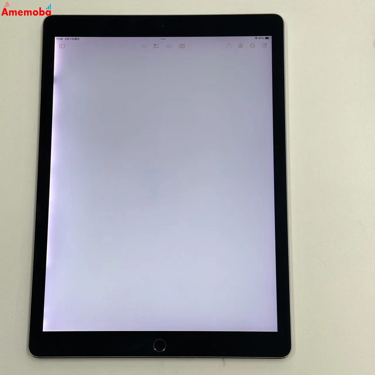 iPad Pro 12.9インチ 第2世代 512GB MPLJ2J/A SoftBank版SIMフリー 訳あり品 スペースグレイ