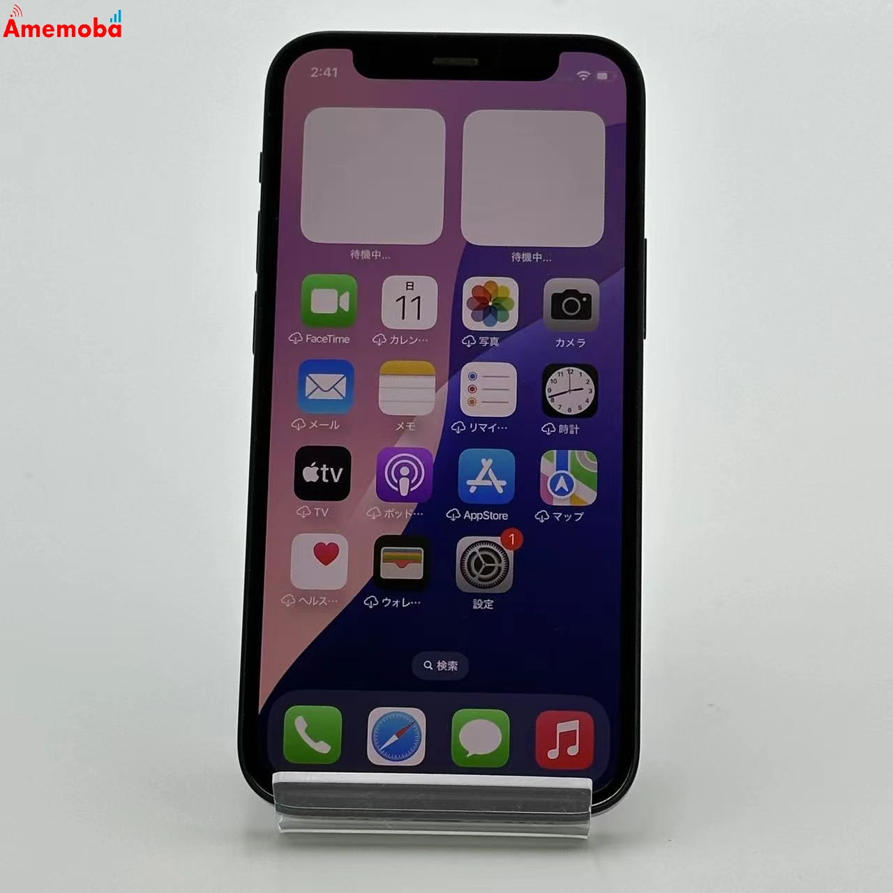 iPhone12 mini 64GB MGA03J/A AU版SIMフリー 訳あり品 ブラック au