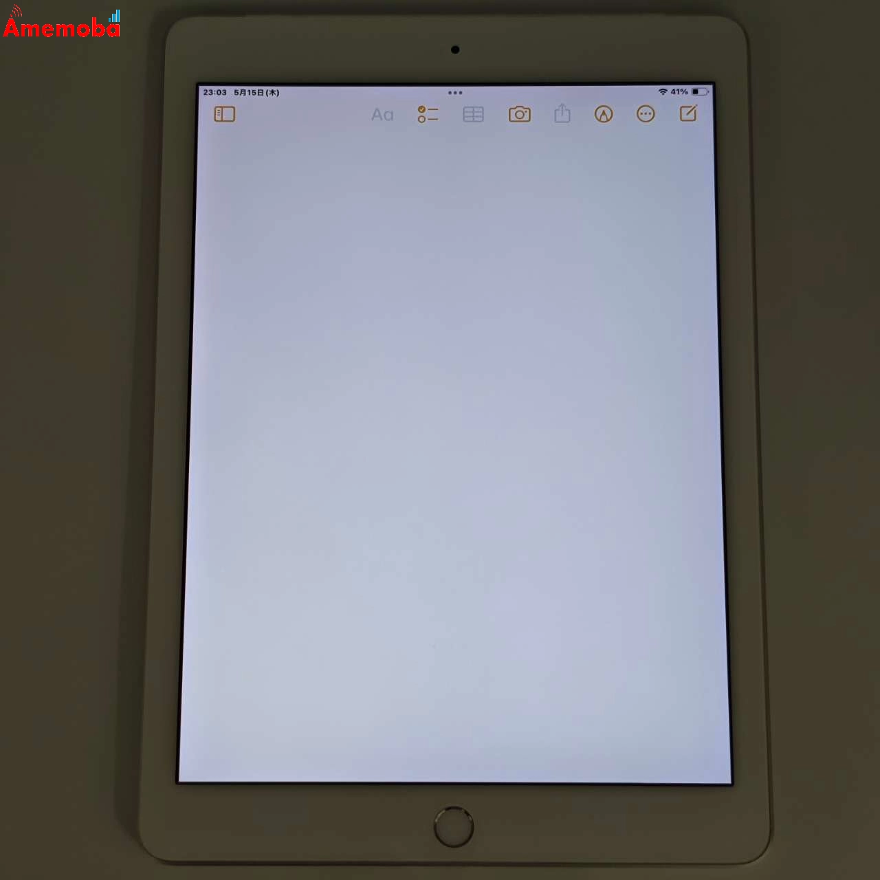 iPad 第6世代 128GB シルバー MR732J/A Apple版SIMフリー 訳あり品