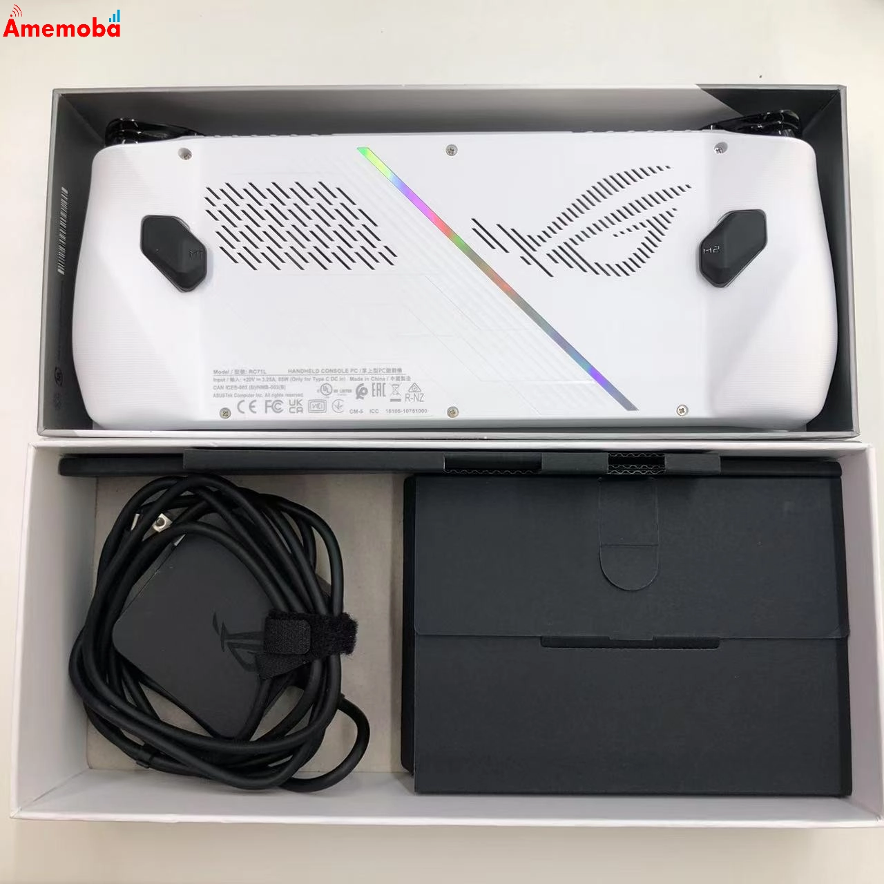 ポータブルゲーミングPC ROG Ally (2023) RC71L 16GB 512GB RC71L-Z1512 極美品 ホワイト