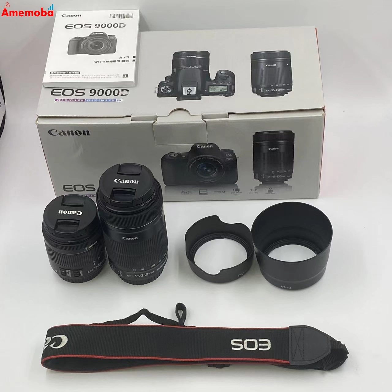 CANON EOS 9000D ダブルズームキット ブラック