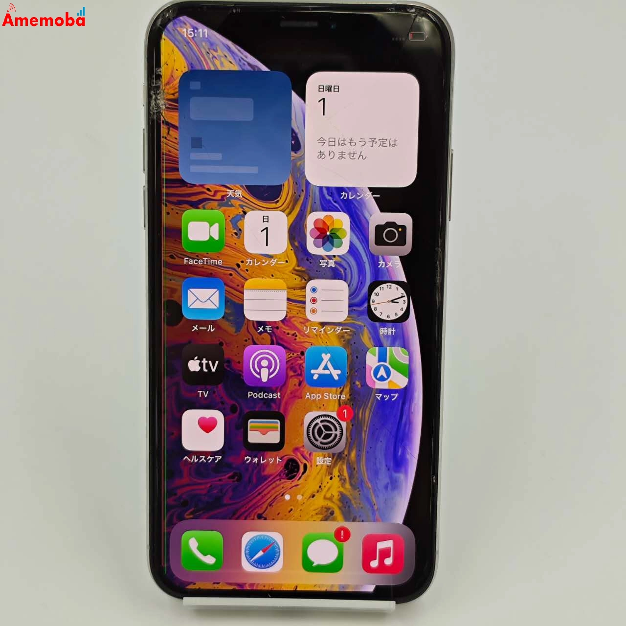 iPhoneXS 64GB シルバー MTAX2J/A docomo版SIMフリー ジャンク品