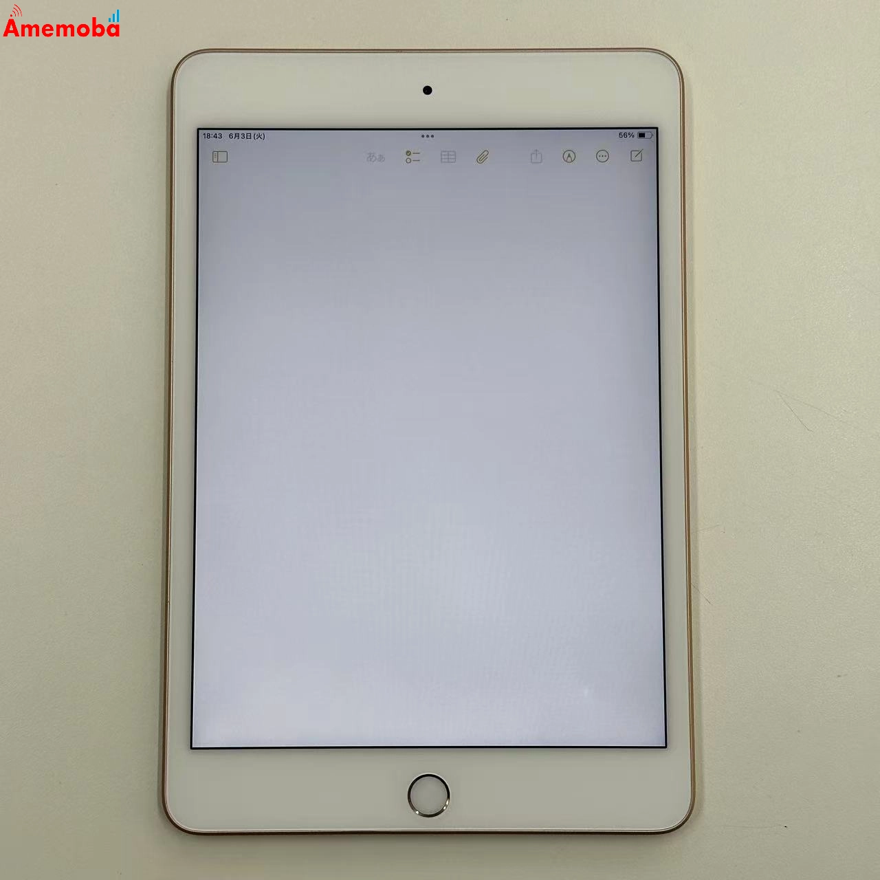 iPad mini 第5世代 Wi-Fiモデル 64GB ゴールド MUQY2J/A 美品