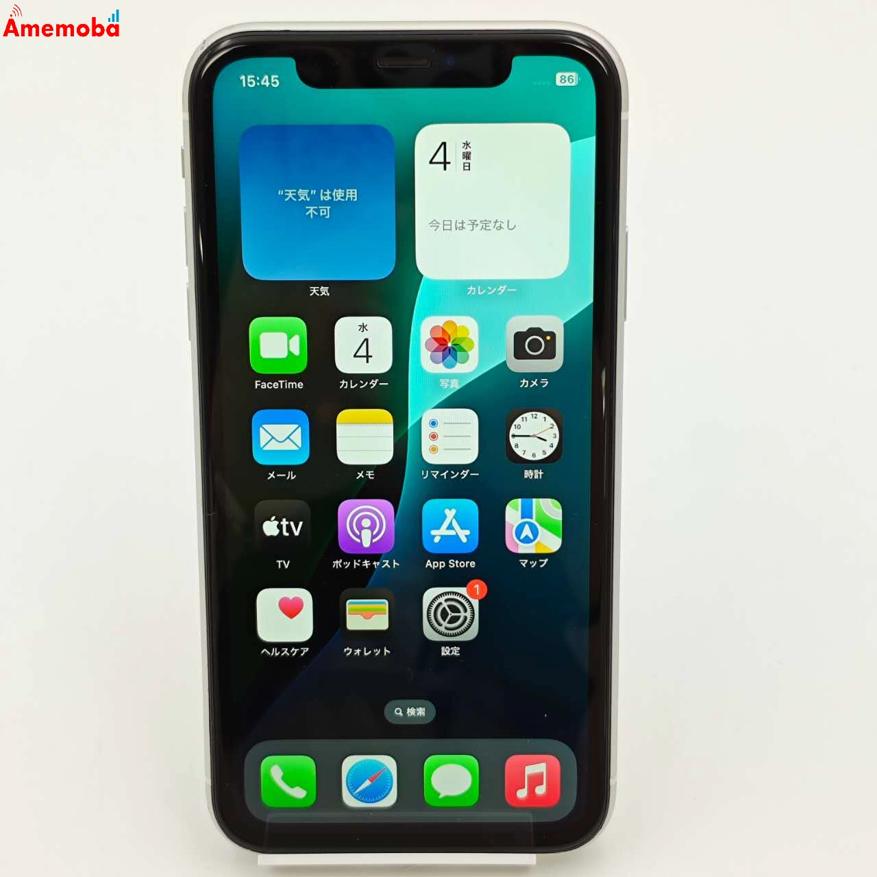 iPhoneXR 64GB ホワイト MT032J/A AU版SIMフリー