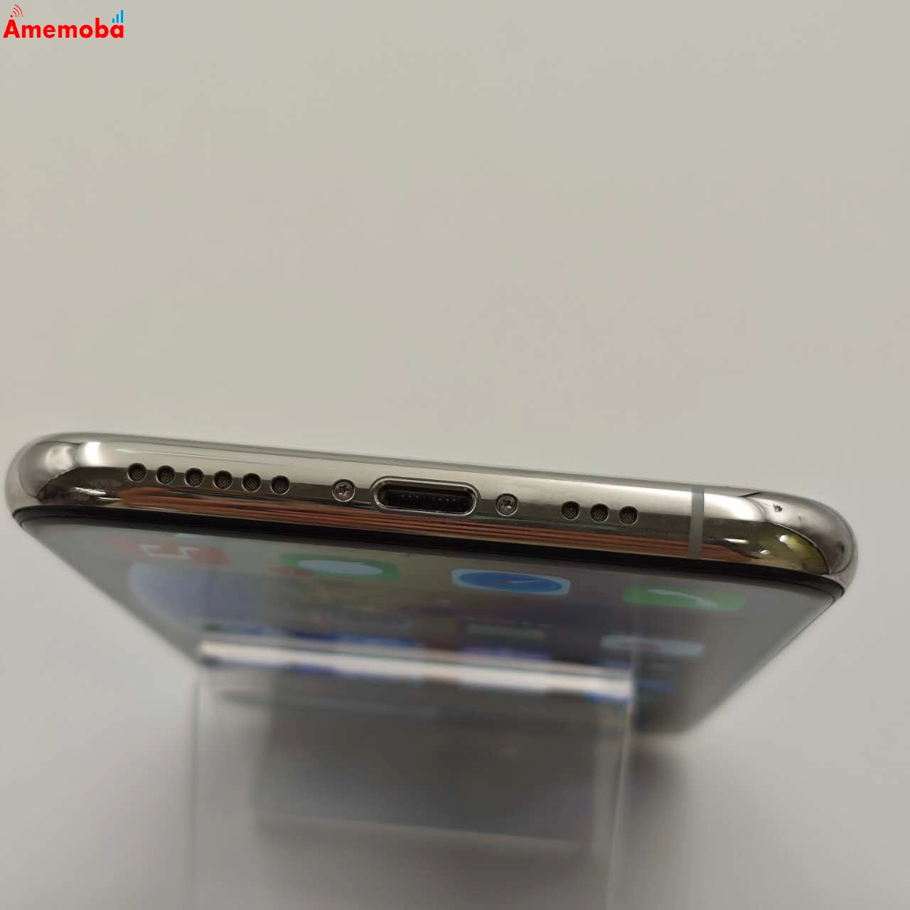 iPhoneXS 256GB シルバー MTE12J/A AU版SIMフリー 美品