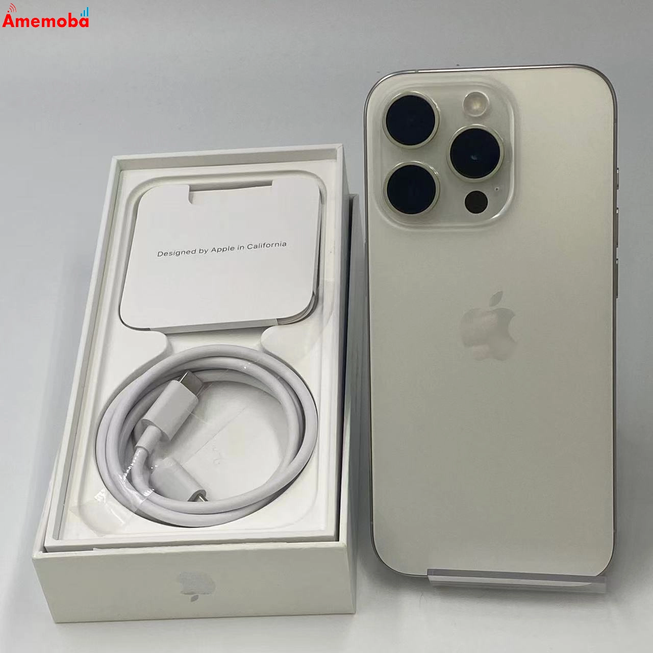 iPhone15 Pro 128GB MTU83J/A SoftBank版SIMフリー ホワイトチタニウム 極美品