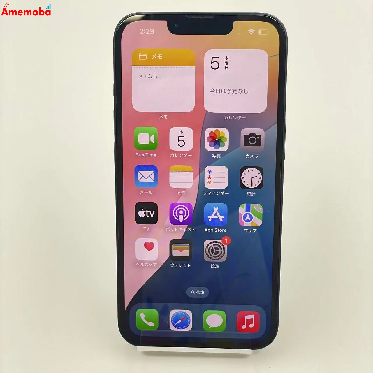 iPhone13 128GB ミッドナイト MLNC3J/A AU版SIMフリー