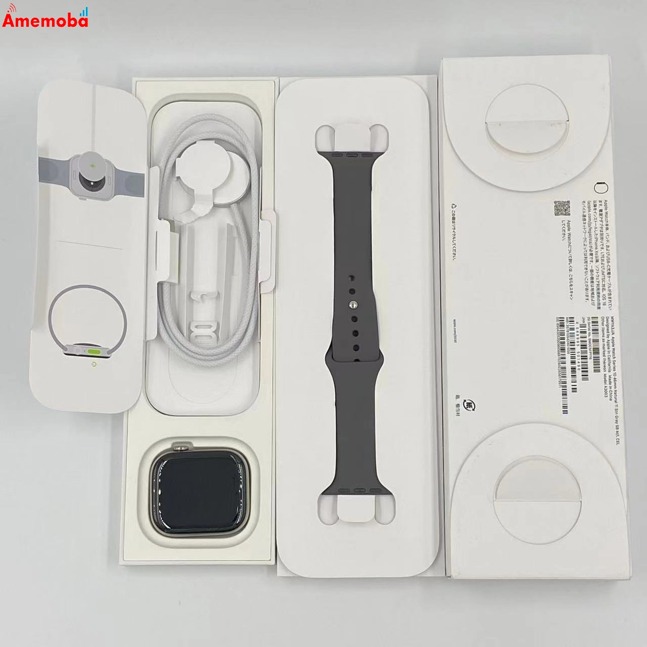 Apple Watch Series10 46mm 64GB MWYA3J/A SoftBank版SIMフリー ナチュラル 極美品