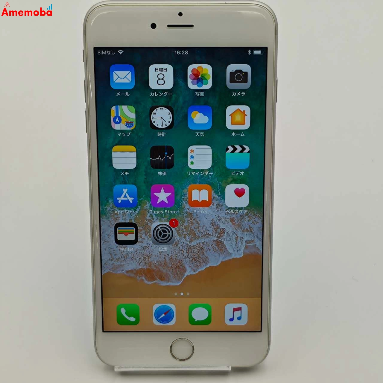 iPhone6s Plus 64GB シルバー MKU72J/A AU版SIMフリー 美品 au