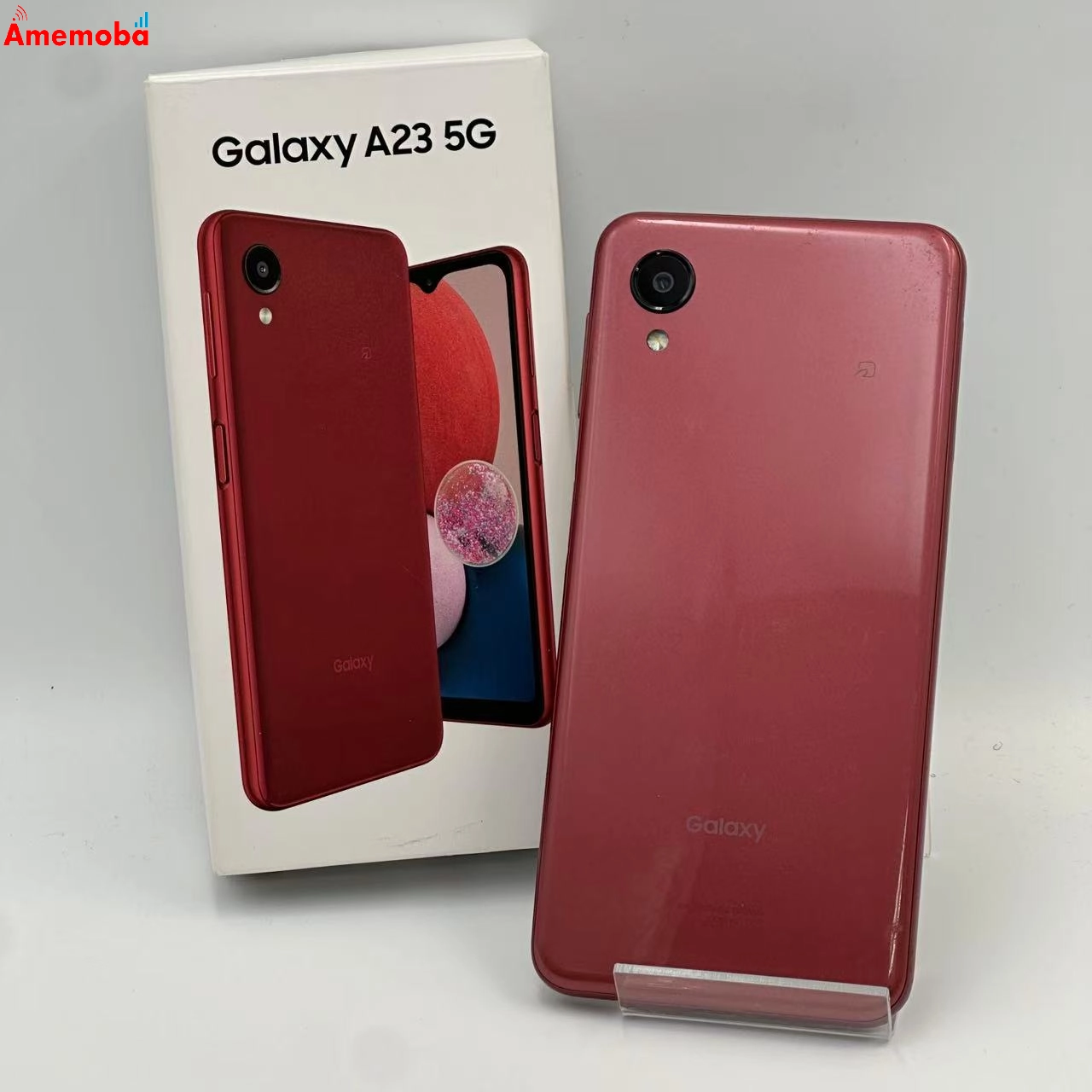 Galaxy A23 5G 4GB 64GB レッド SCG18 AU版SIMフリー 4GB/64GB au