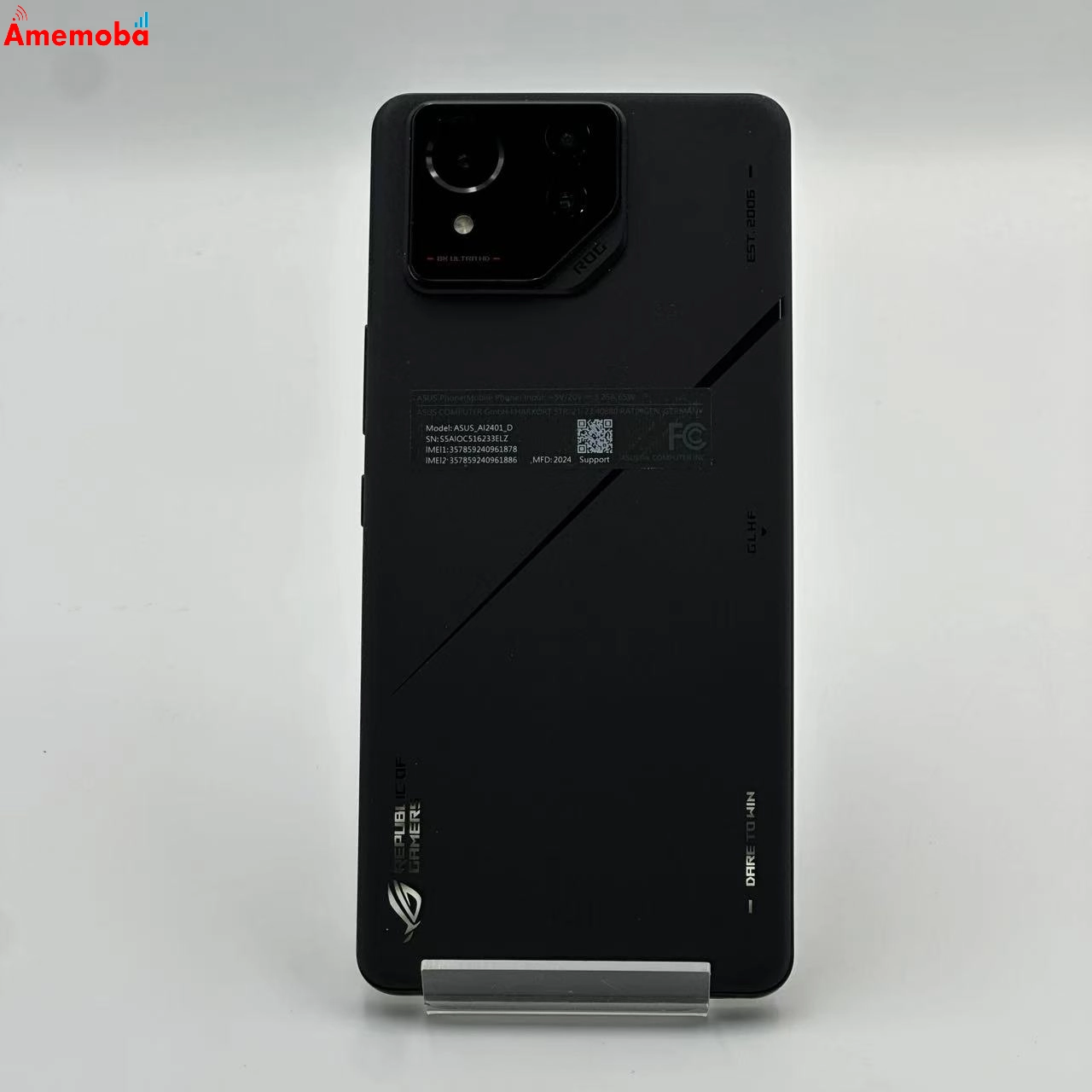 Asus ROG Phone 8 Pro 16GB 512GB ファントムブラック ASUS_AI2401_D SIMフリー 16GB/512GB