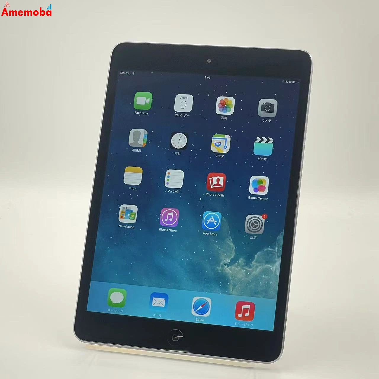 iPad mini 第2世代 16GB スペースグレイ ME800J/A docomo 訳あり品、