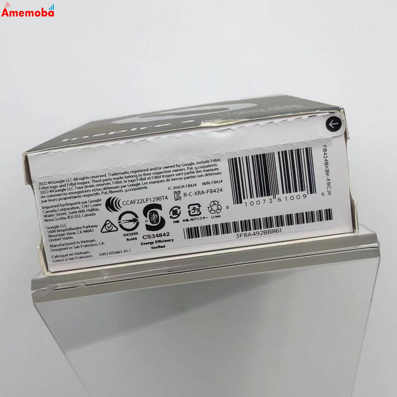 Fitbit Inspire 3 * ミッドナイトゼン/ブラック FB424 未開封