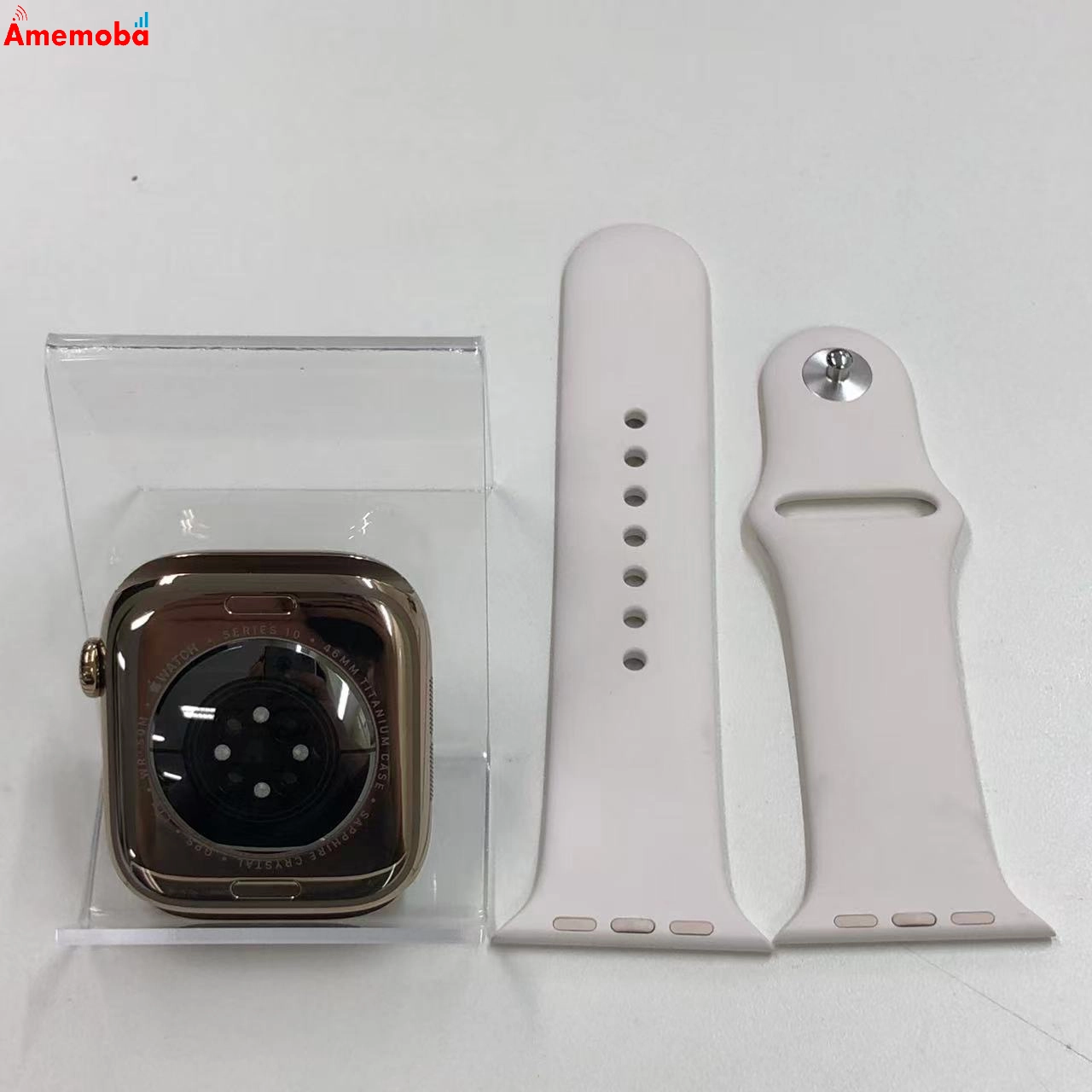 Apple Watch Series10 46mm GPS+Cellularモデル 64GB ゴールド MX183J/A 新品同様