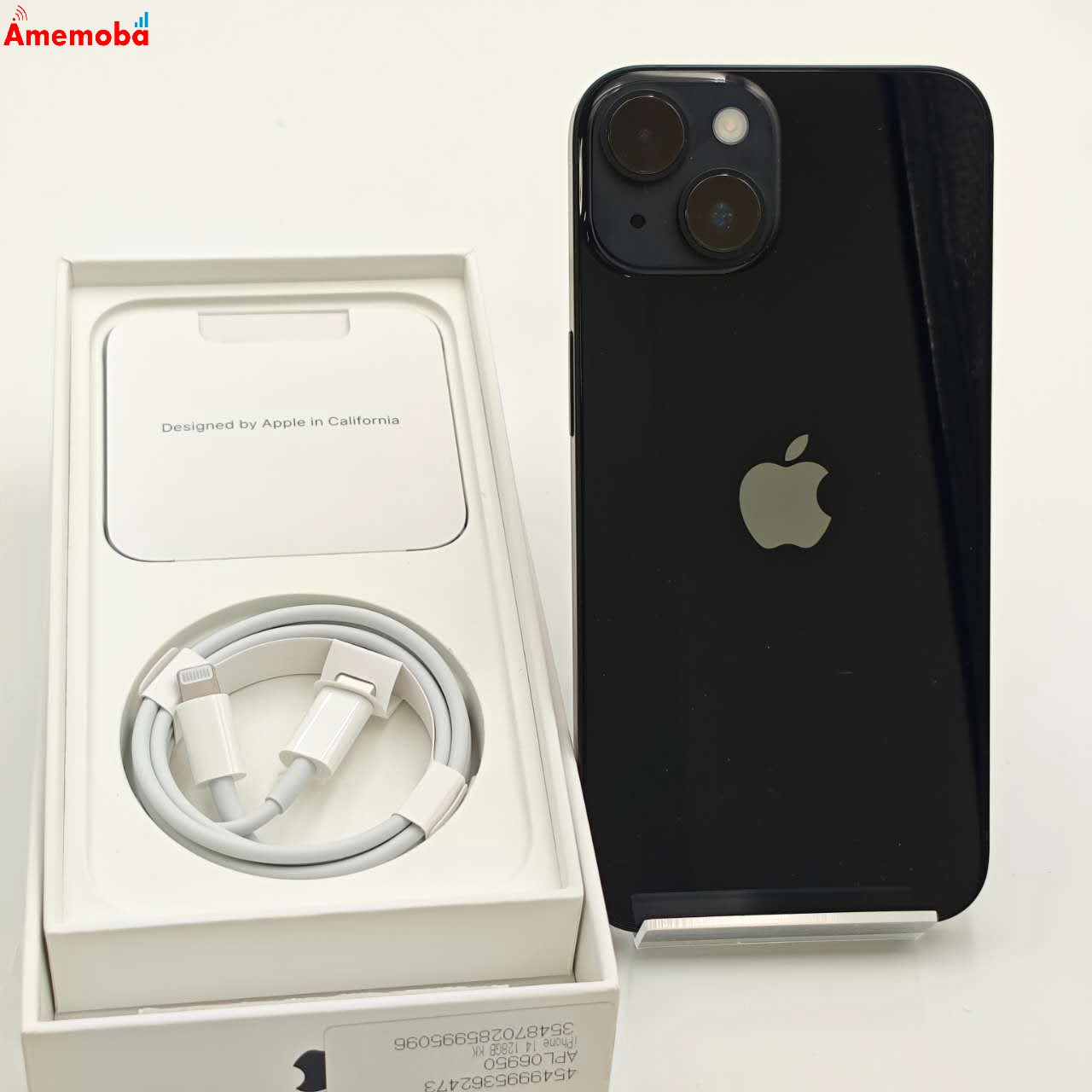 iPhone14 128GB ミッドナイト MPUD3J/A  au版SIMフリー 新品同様
