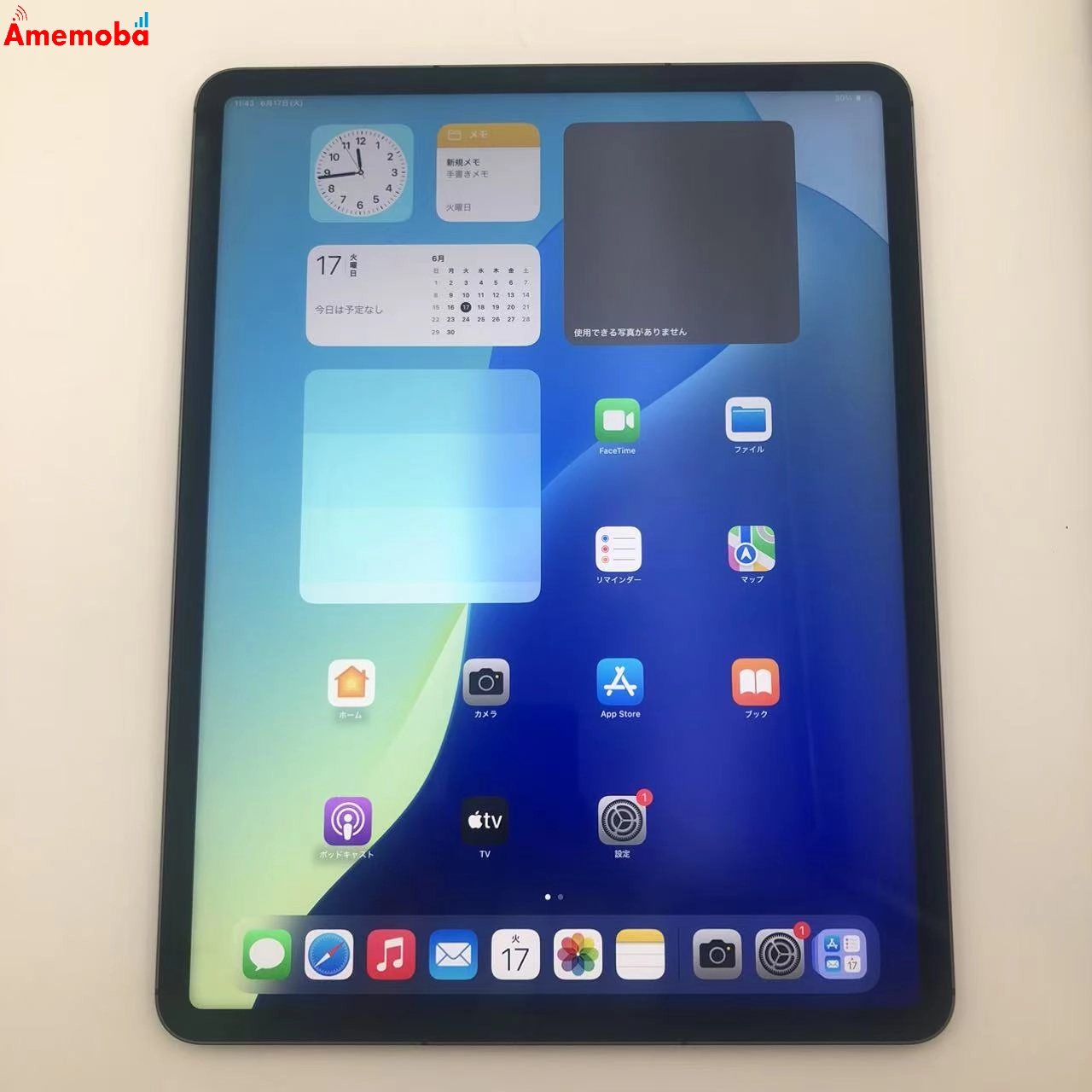 iPad Pro 12.9インチ 第5世代 512GB スペースグレイ MHR83J/A docomo版SIMフリー 美品