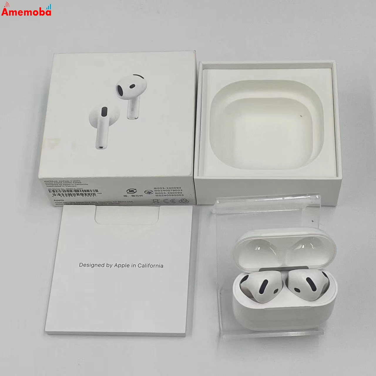 AirPods 第4世代 アクティブノイズキャンセリング搭載 ホワイト MXP93J/A