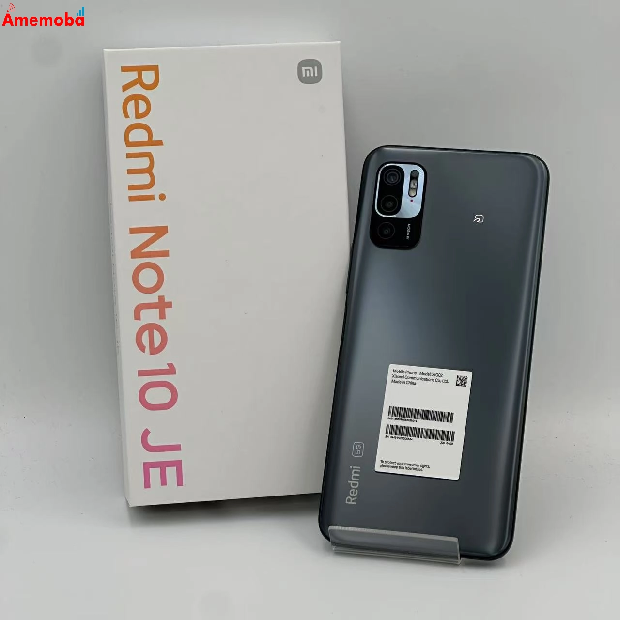 Redmi Note 10 JE 64GB グラファイトグレー XIG02 AU版SIMフリー 新品同様 au