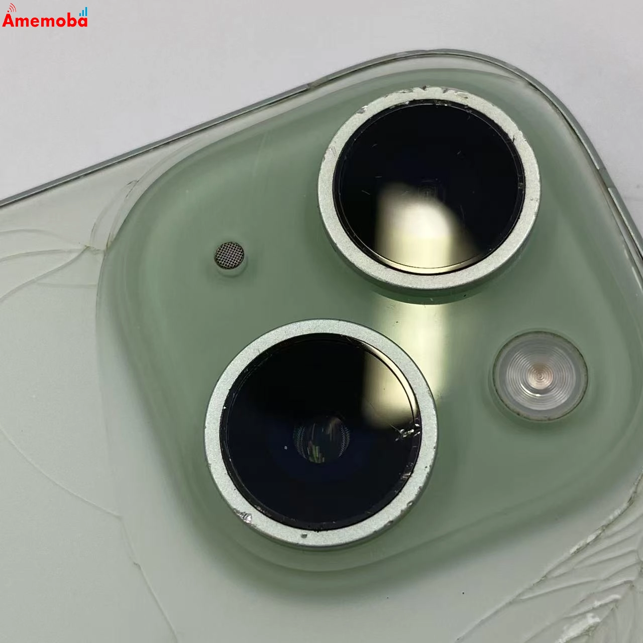 iPhone15 Plus 128GB MU0E3J/A AU版SIMフリー グリーン ジャンク品