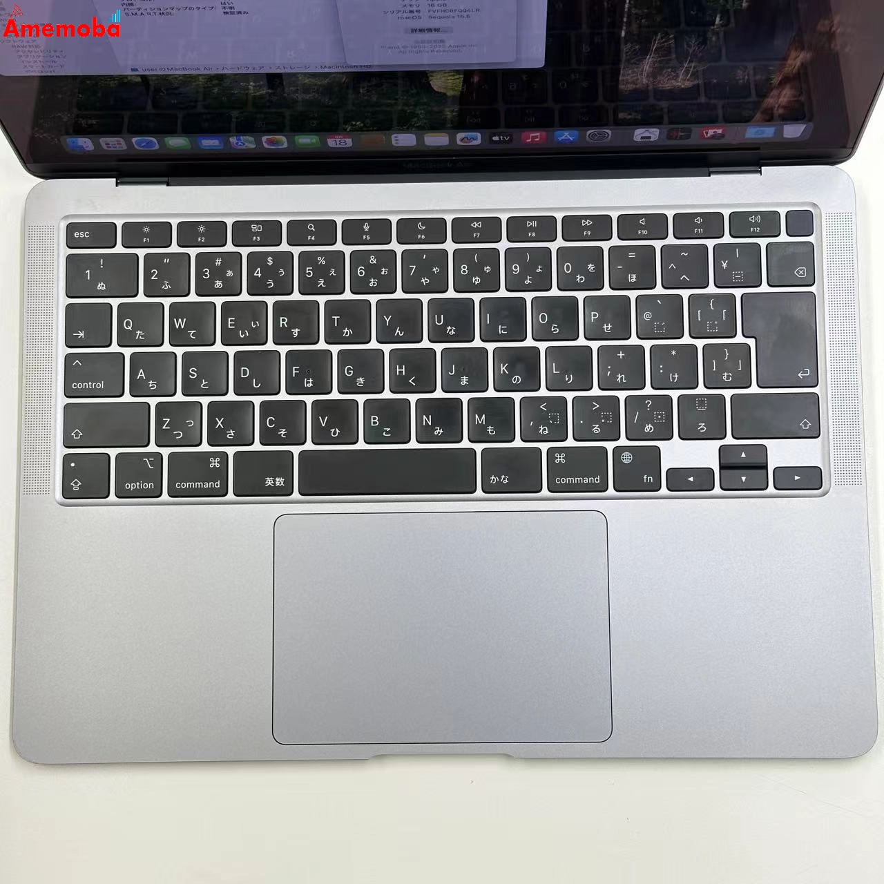MacBook Air M1 2020 16GB 512GB スペースグレイ A2337 美品 16GB/512GB