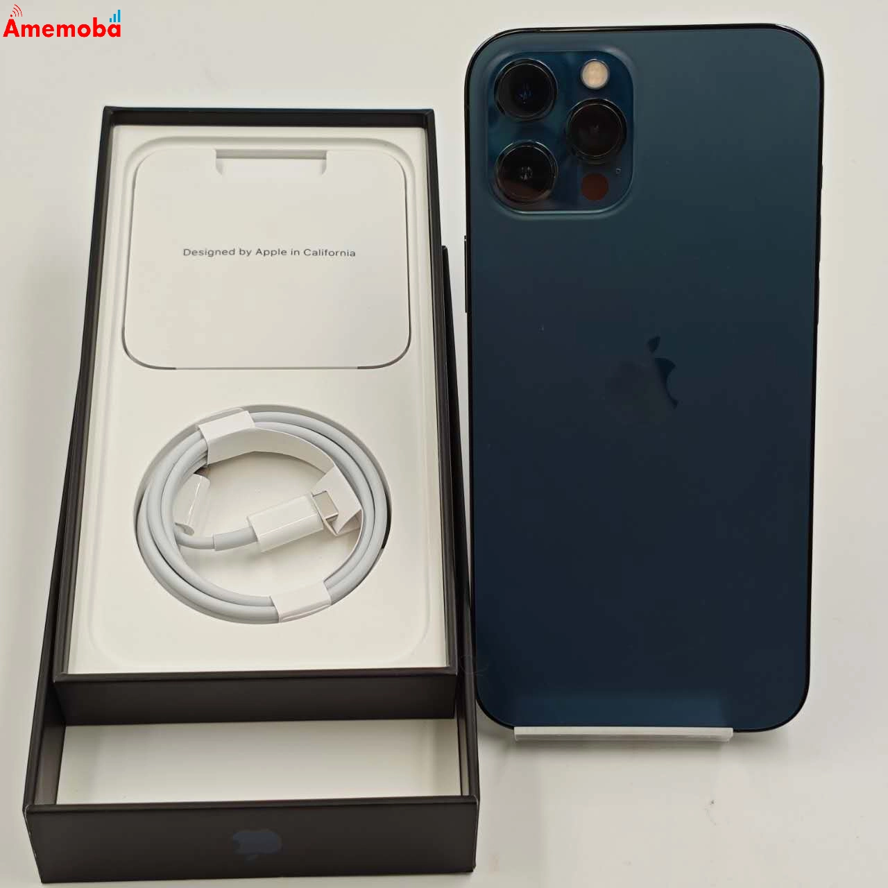 iPhone12 Pro Max 128GB パシフィックブルー 3H440J/A AU版SIMフリー 新品同様 au