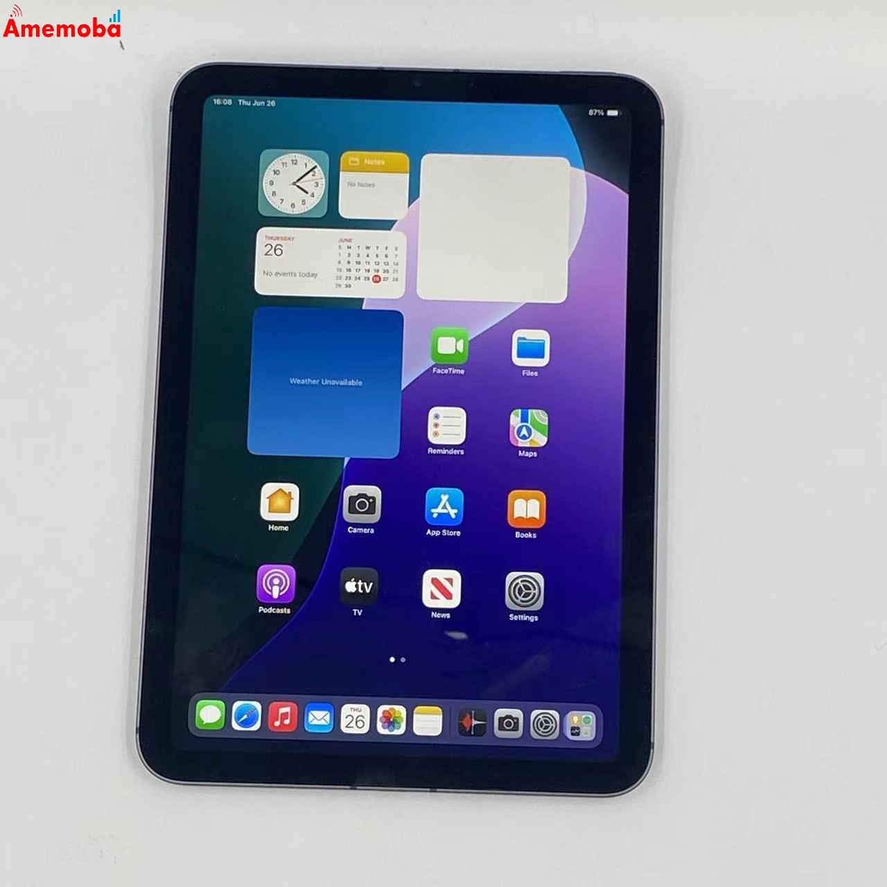 iPad mini 第6世代 256GB NK8F3J/A Apple版SIMフリー スペースグレイ 未使用品