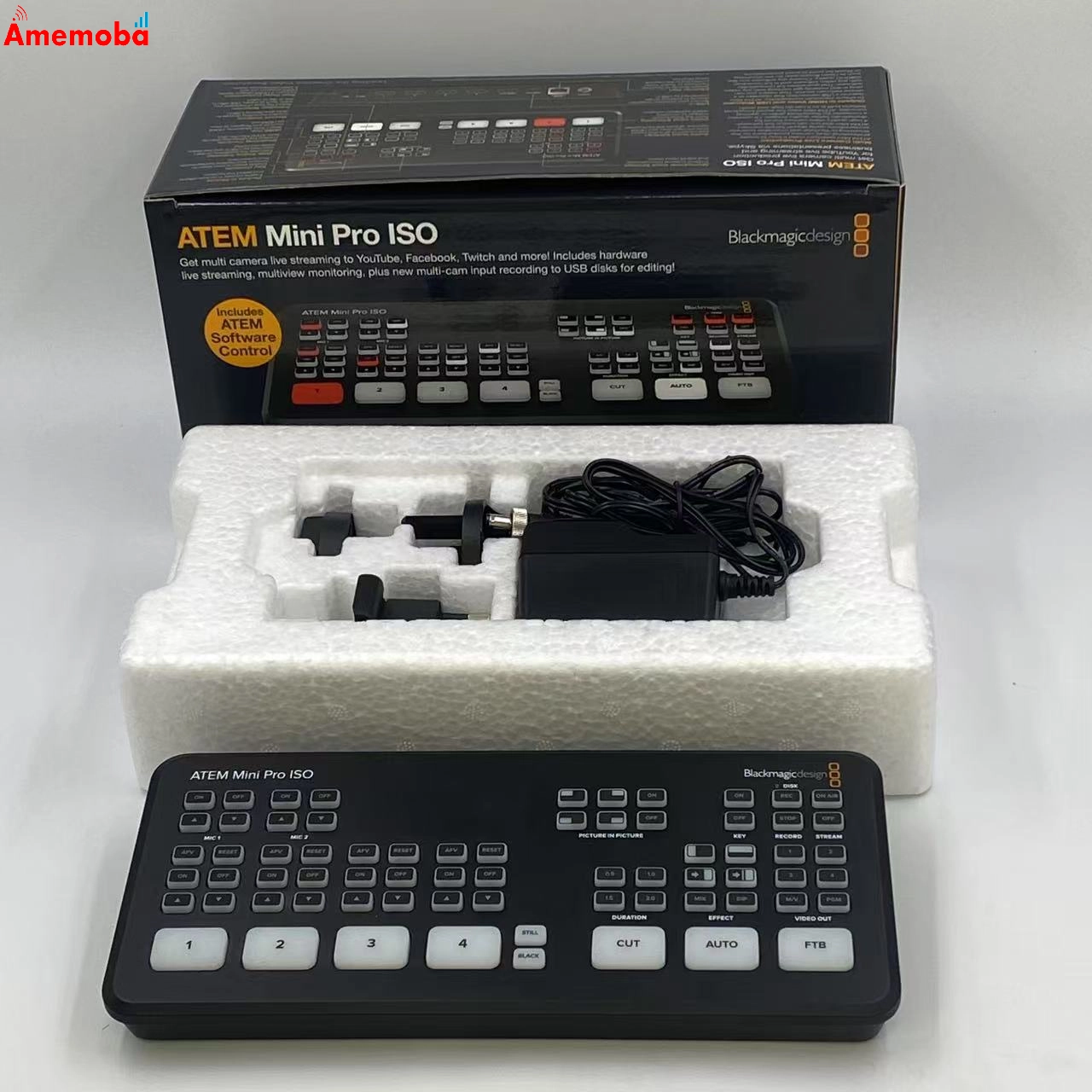 ATEM Mini Pro ISO R-R-BMD-20200605001  ブラック 新品同様