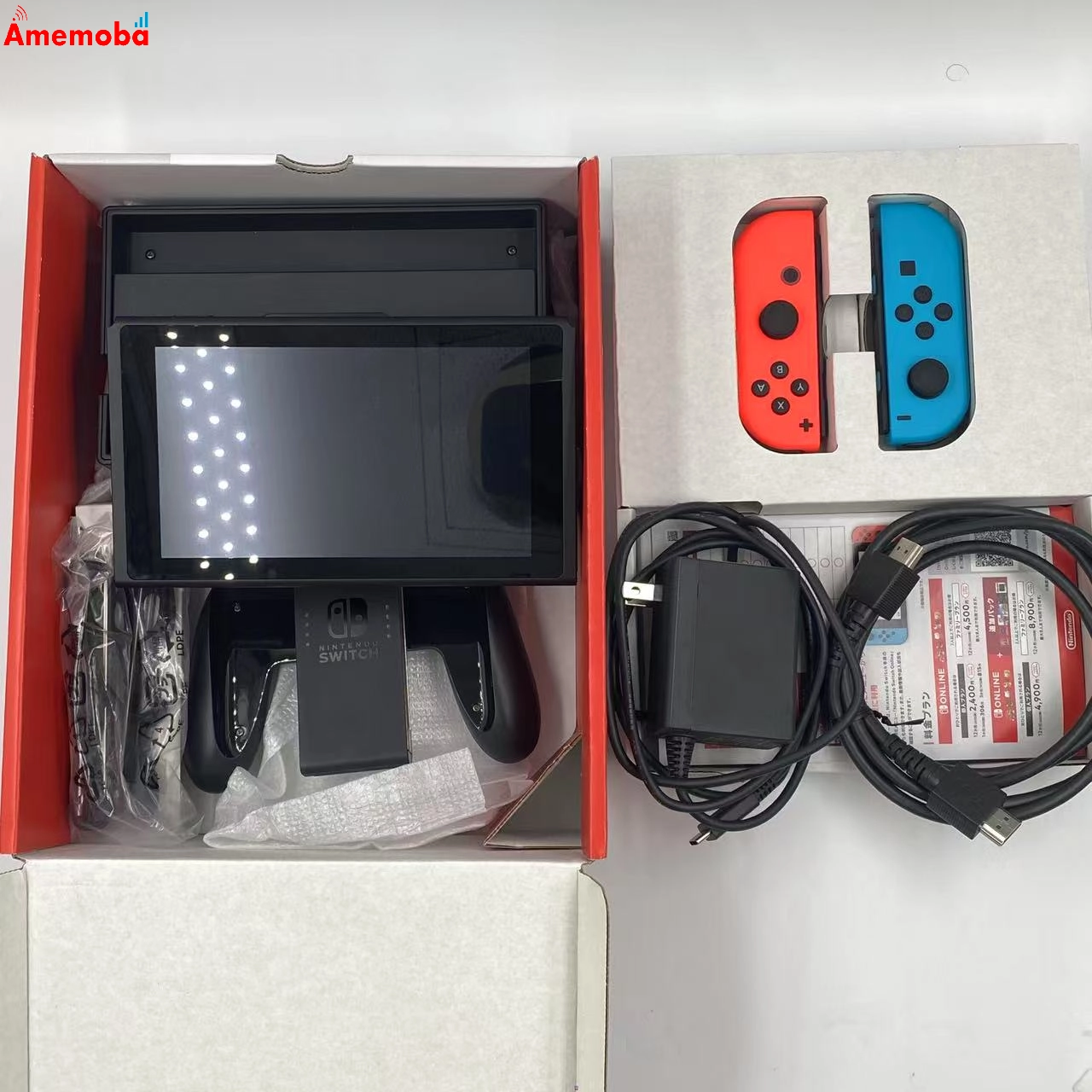 Nintendo Switch Joy-Con(L) /(R) 2022年モデル 32GB HAD-S-KABAH ネオンブルー/ネオンレッド 新品同様