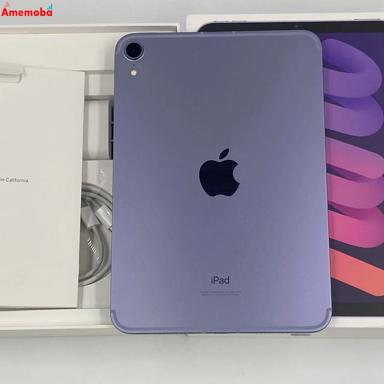 iPad mini 第6世代 256GB MK8K3J/A Apple版SIMフリー パープル 極美品