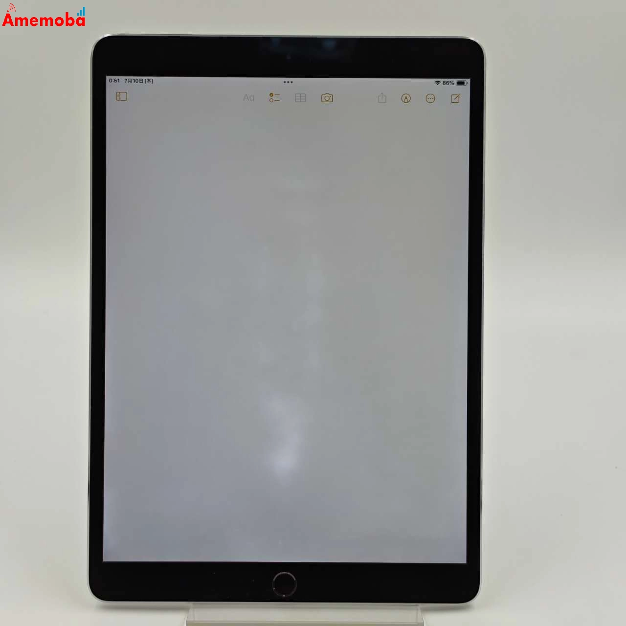 iPad Pro 10.5インチ Wi-Fiモデル 64GB スペースグレイ MQDT2J/A 訳あり品