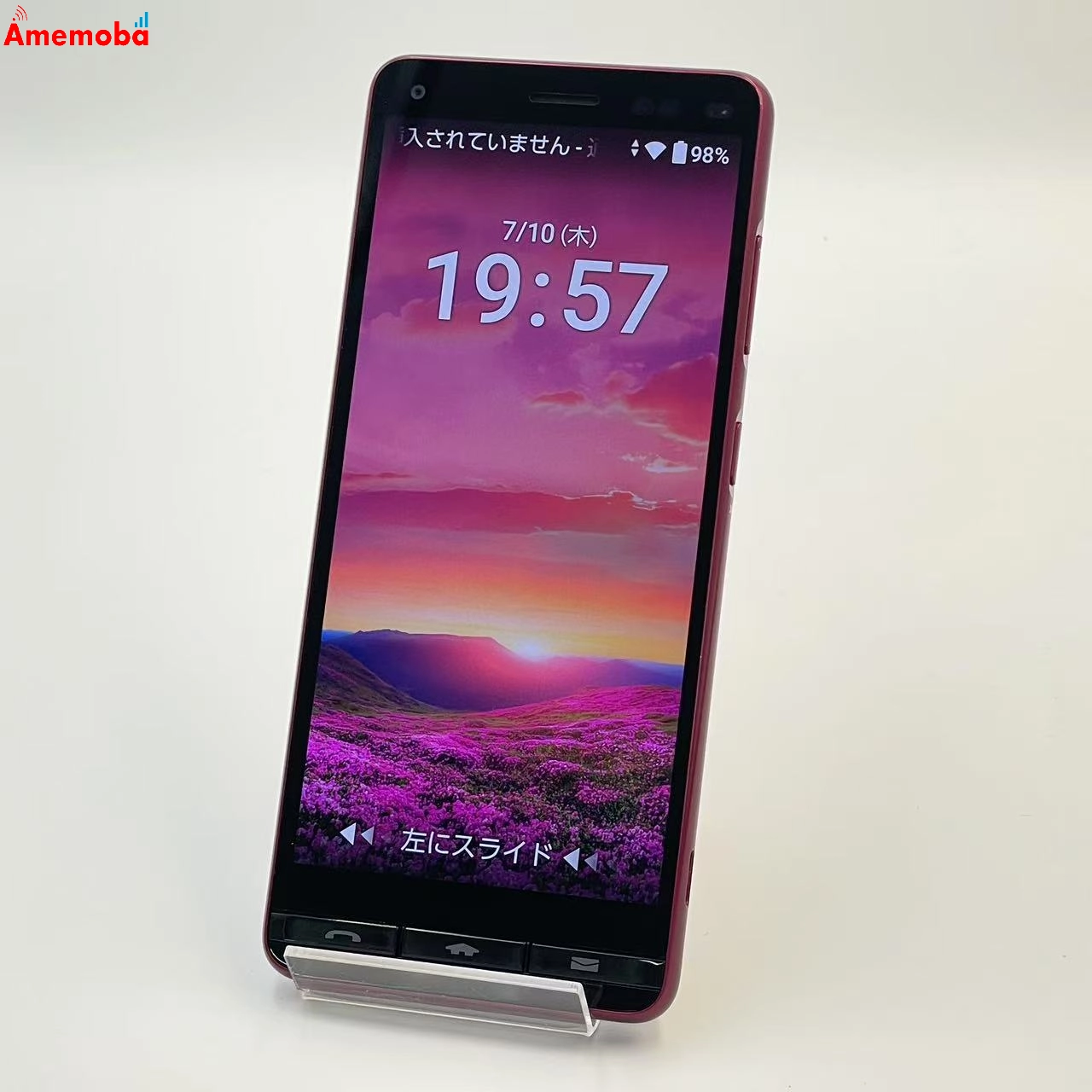 BASIO4 32GB ワインレッド KYV47 UQmobile版SIMフリー