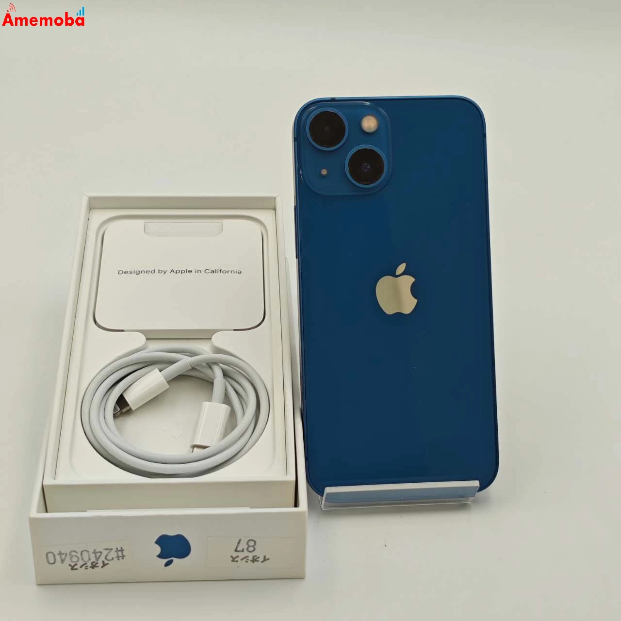 iPhone13 mini 128GB ブルー MLJH3J/A AU版SIMフリー 美品