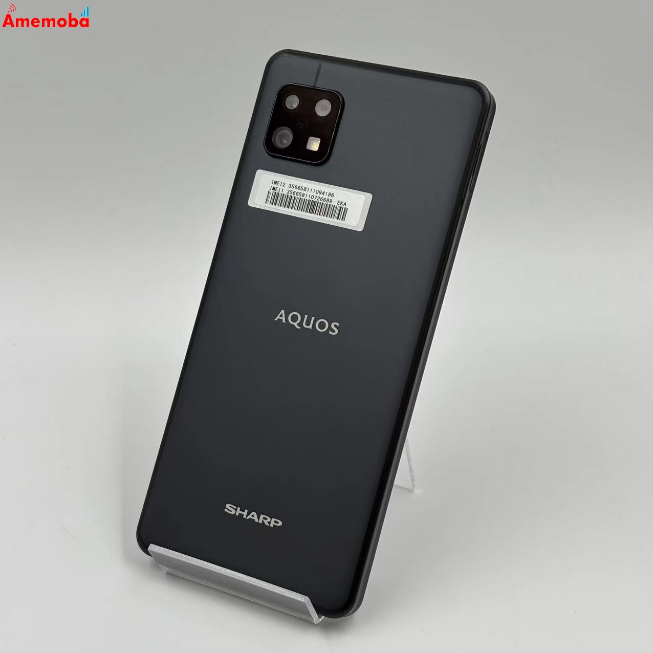 AQUOS sense6s 4GB/64GB ブラック SH-RM19S 楽天モバイル版SIMフリー